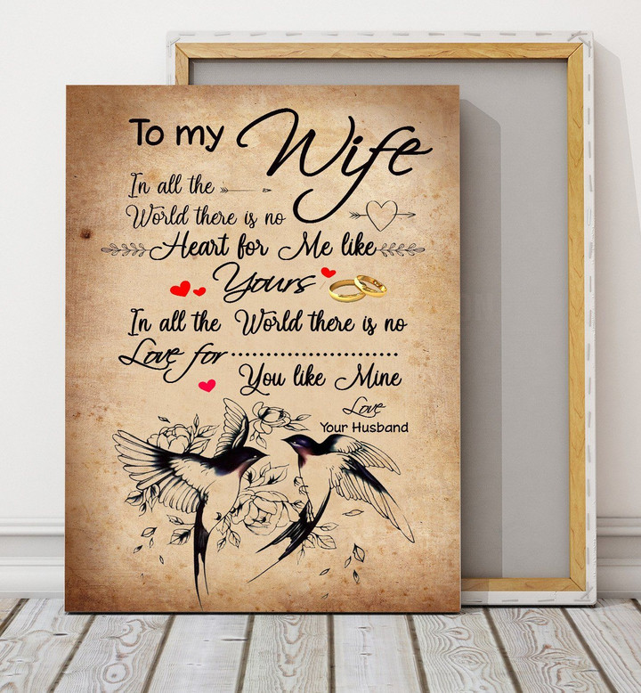 There Is No Love For You Like Mine Gift For Wife Matte Canvas