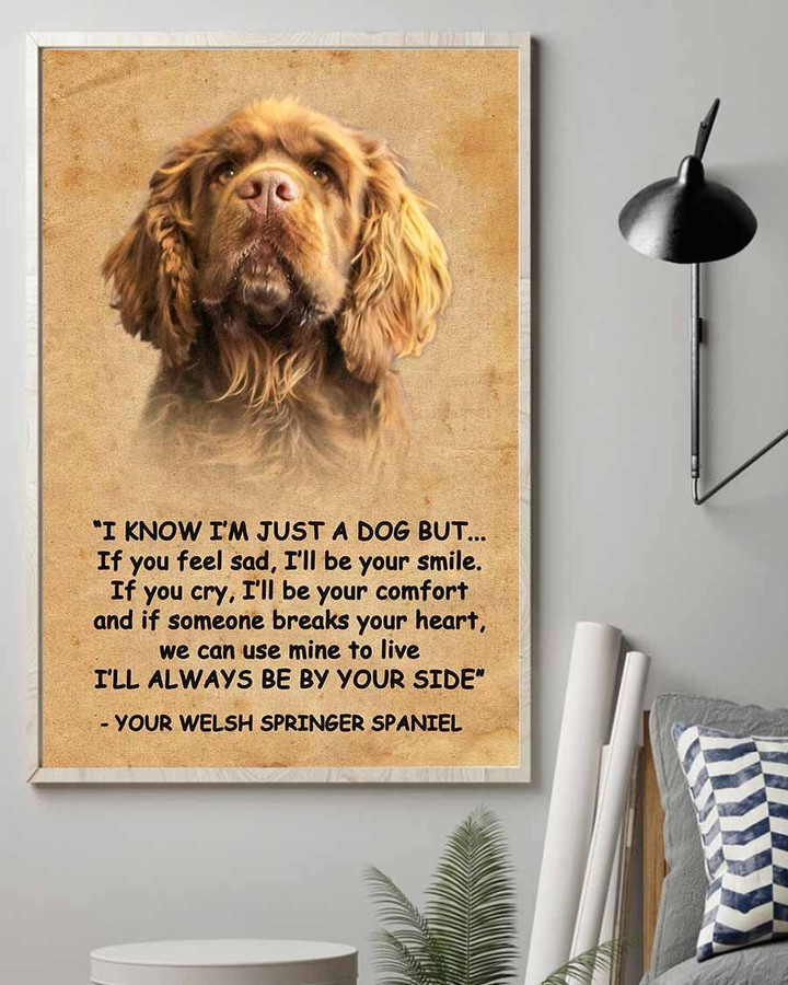 Sussex Spaniel Always Be By Your Side Gift For Dog Lovers Matte Canvas