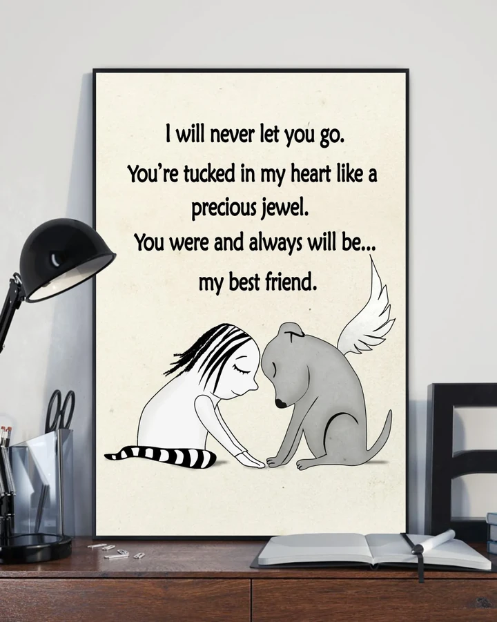 Will Be My Best Friend Matte Canvas Gift For Dog Lovers