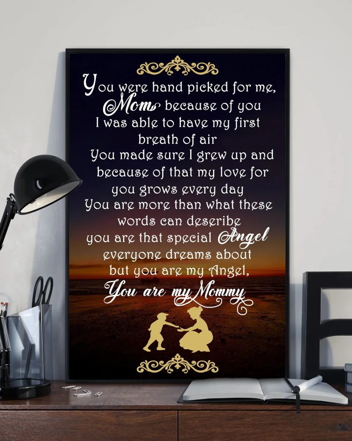 You Are My Angel Matte Canvas Gift For Mom