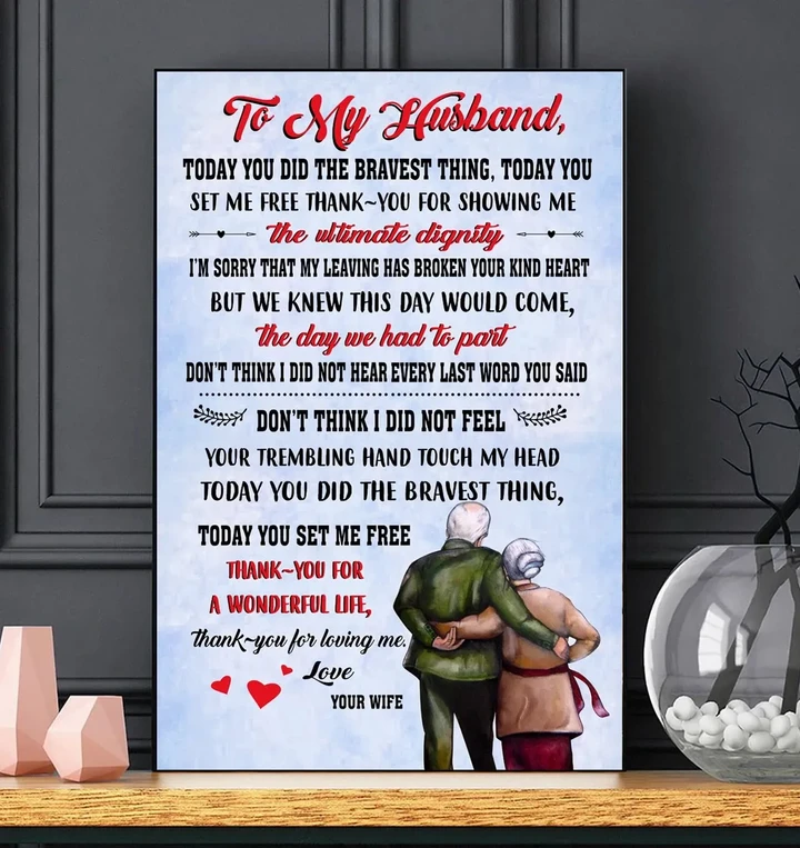 The Way He Had To Past Gift For Husband Matte Canvas