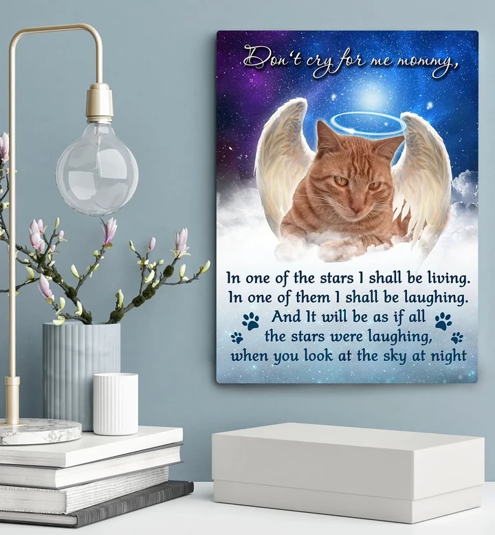 When You Look At The Sky At Night Custom Photo Matte Canvas