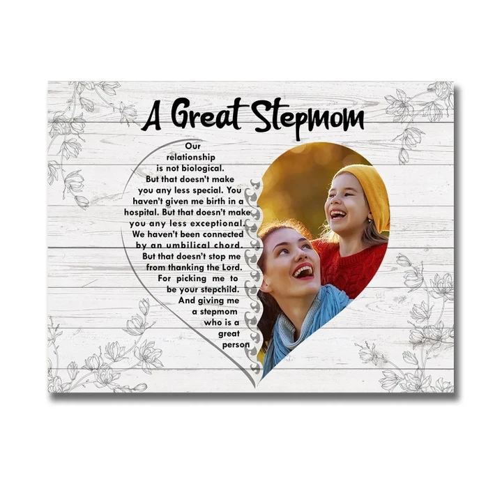 A Greatt Stepmom Like You Matte Canvas Gift For Family