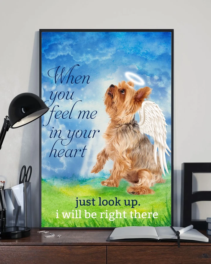 Yorkshire Terrier I Will Be Right There Matte Canvas Gift For Dog Lovers