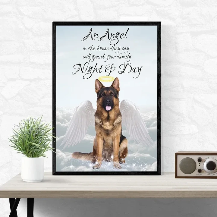 German Shepherd An Angel Matte Canvas Gift For Dog Lovers