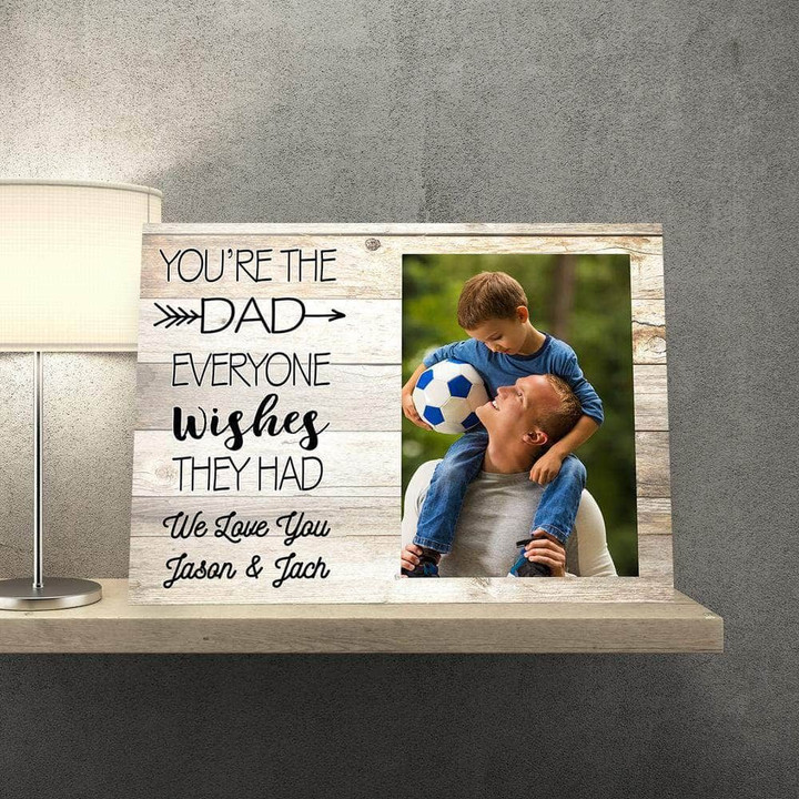 You're The Dad Everyone Wishes They Had Custom Name And Photo Matte Canvas