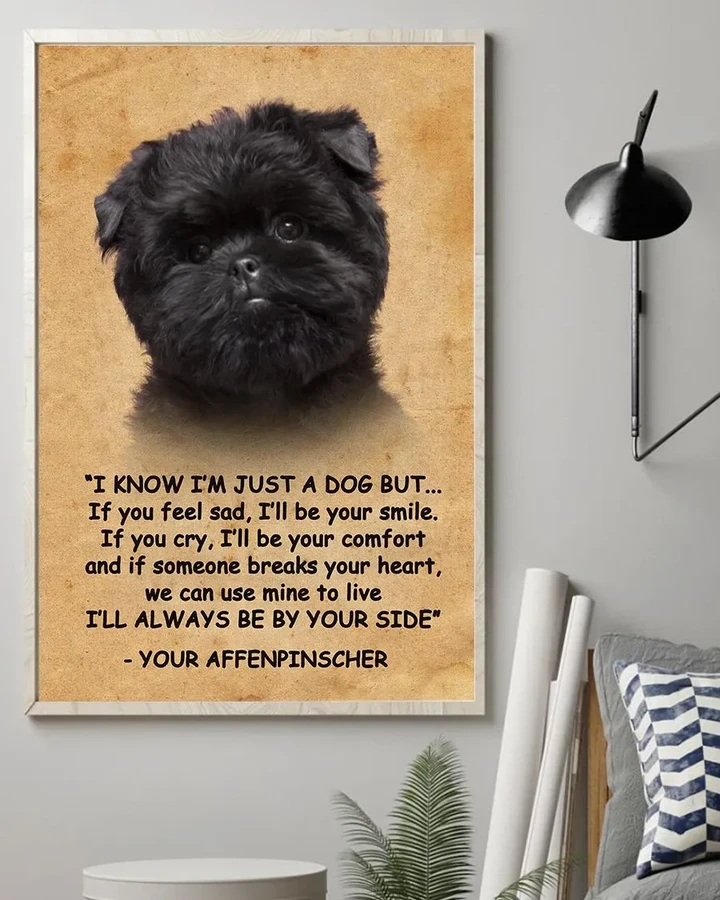 Affenpinscher If You Feel Sad Matte Canvas Gift For Dog Lovers
