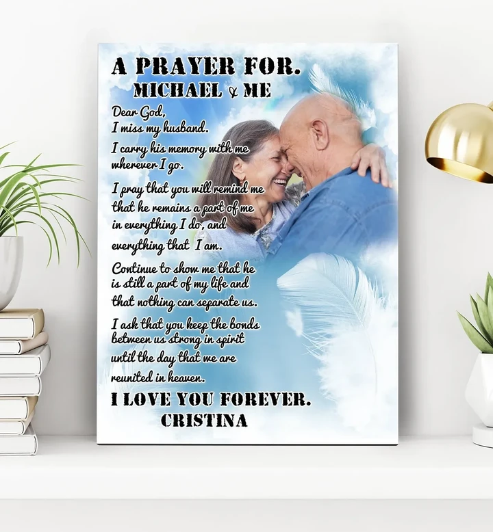 Custom Name And Photo Gift For Husband Matte Canvas A Prayer For You