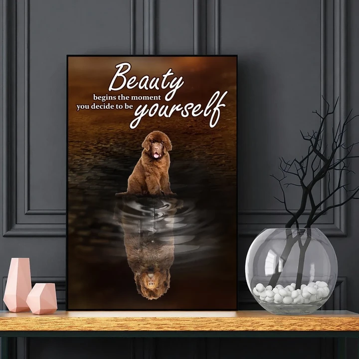 Newfoundland Be Yourself Gift For Dog Lovers Matte Canvas
