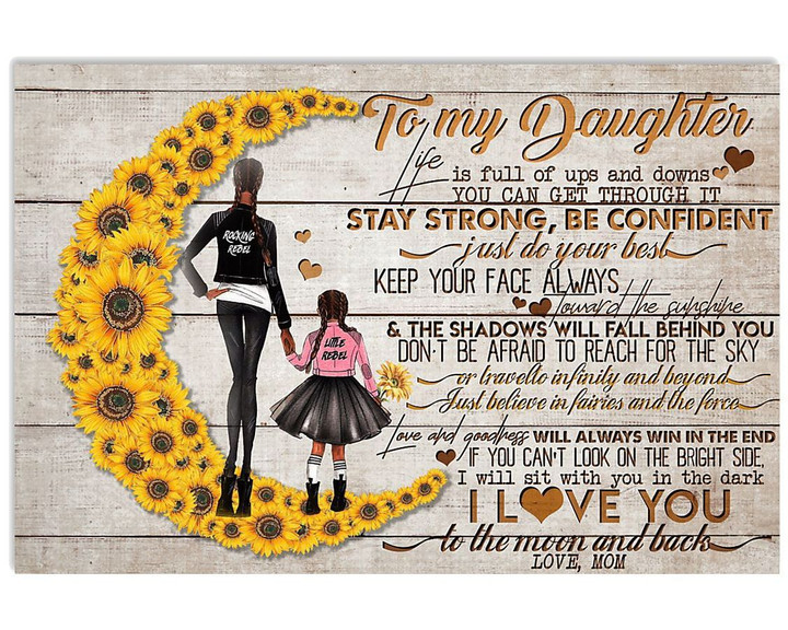 Stay Strong Be Confident Matte Canvas Mom Gift For Daughter