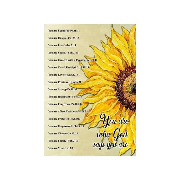 God Say You Are Giant Sunflower Matte Canvas Gift