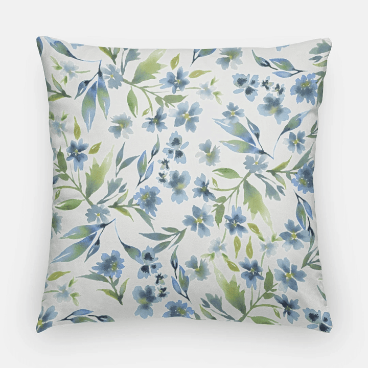 Blue Floral Love Nature Cushion Pillow Cover Home Decor
