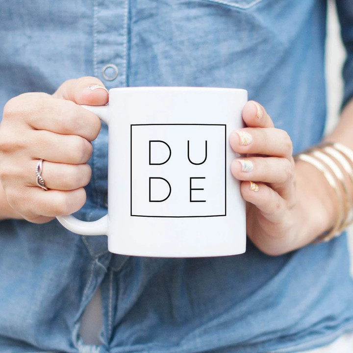 Amazing Gift For Boyfriend Dude Boxed Design White Glossy Ceramic Mug
