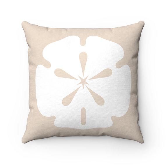 White And Tan Pattern Cushion Pillow Cover Home Decor