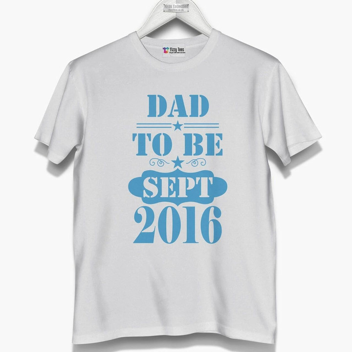 Dad To Be Sept 2016 Printed Guys Tee