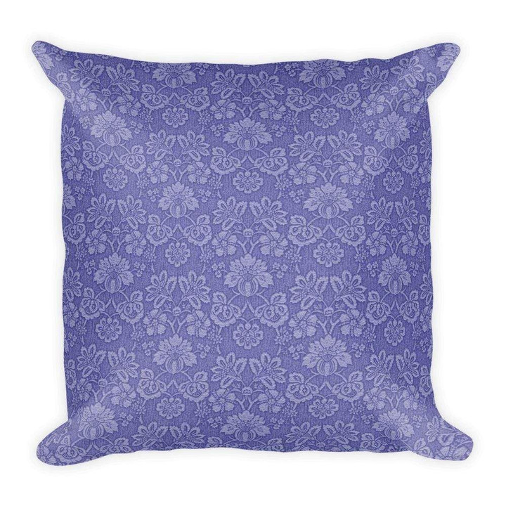Attractive Purple Damask Cushion Pillow Cover Home Decor