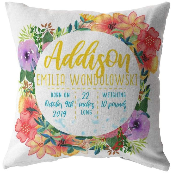 Addison Emilia Wondolowski Nice Flower Cushion Pillow Cover Home Decor