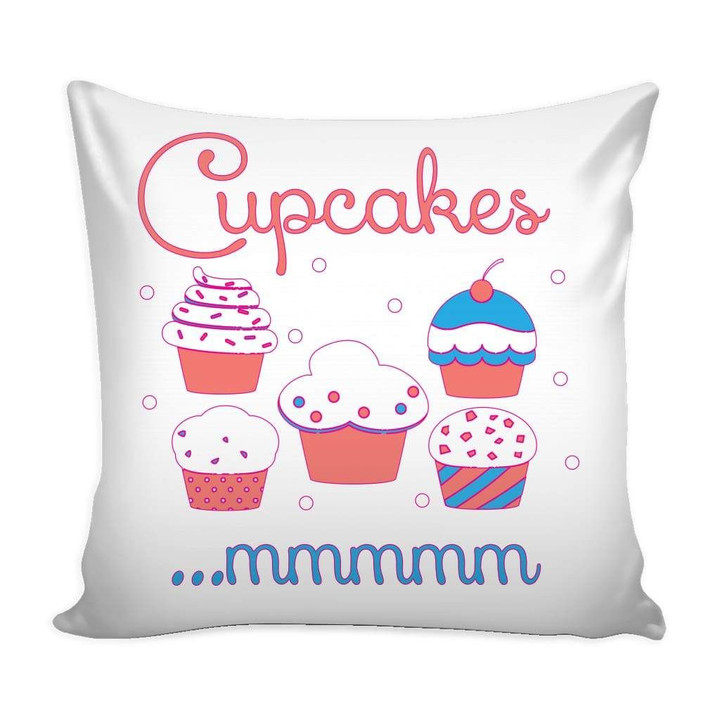 Cute Style Graphic Cupcakes Cushion Pillow Cover Home Decor