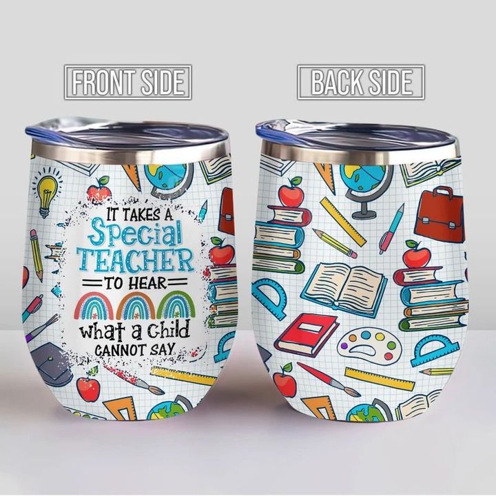 It Takes A Special Teacher Insulated Wine Tumbler