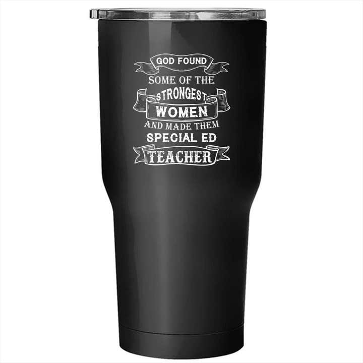 Cool Special Ed Teacher Large Tumbler Cool Gift For Mom Nice Ribbon Frame