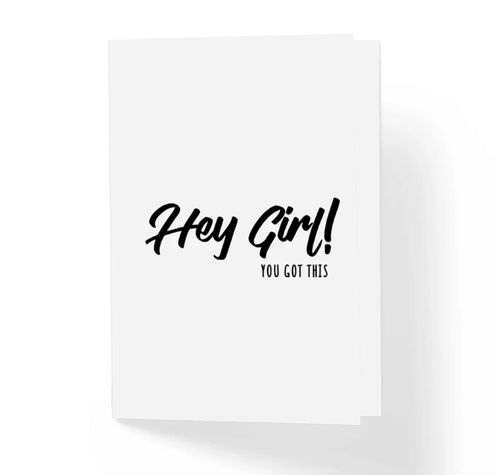 Hey Girl You Got This Folder Greeting Card Set Of 10