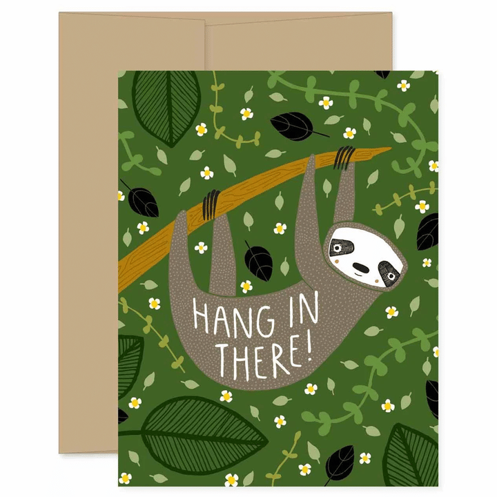 Hang In There Folder Greeting Card Set Of 10