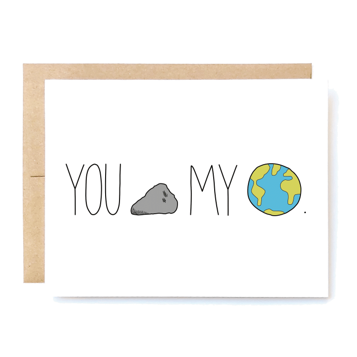 You Rock My World Folder Greeting Card Set Of 10