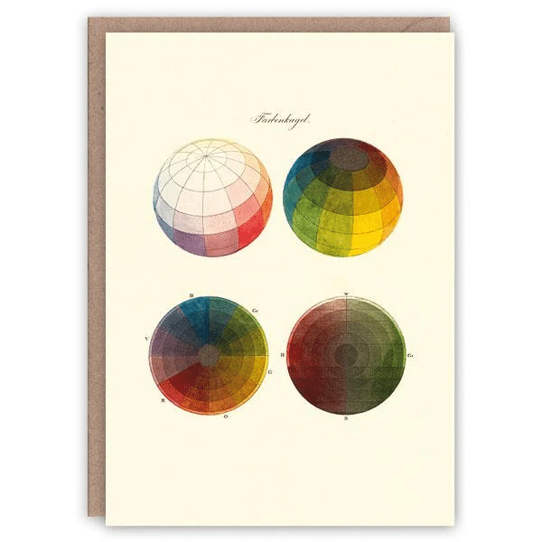 Colour Spheres Folder Greeting Card Set Of 10