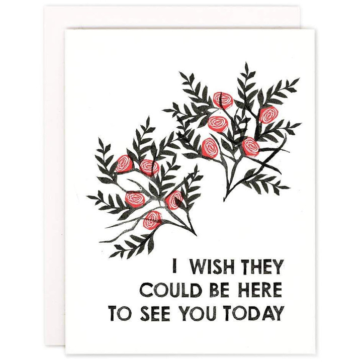 I Wish They Could Be Here Folder Greeting Card Set Of 10