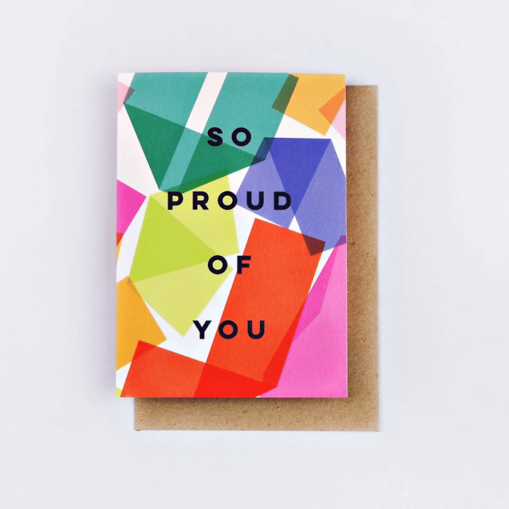 Origami Proud Of You Folder Greeting Card Set Of 10