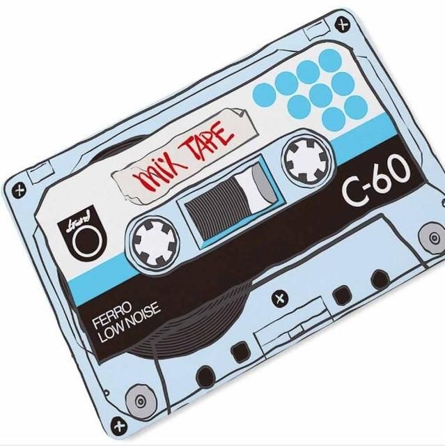 Unique Design Retro Audio Cassette Tape Doormat Home Decor