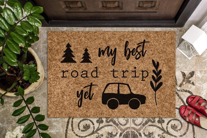 Pretty Doormat Home Decor My Best Road Trip Yet Camping