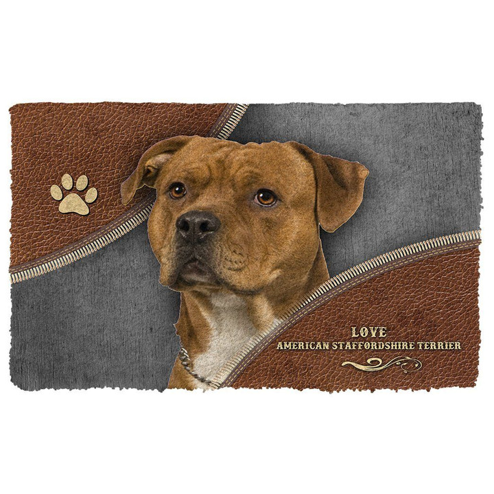 Special Love Of American Staffordshire Terrier Doormat Home Decor