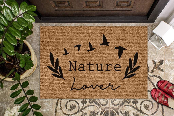 Fauna And Flora Nature Lover Camping Design Doormat Home Decor