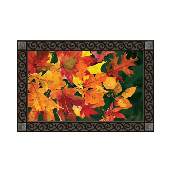 Special Breeze Art Autumn Leaves Design Doormat Home Decor