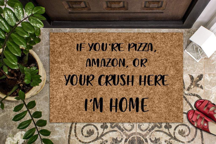 Love Food Doormat Home Decor If You Are Pizza Amazon