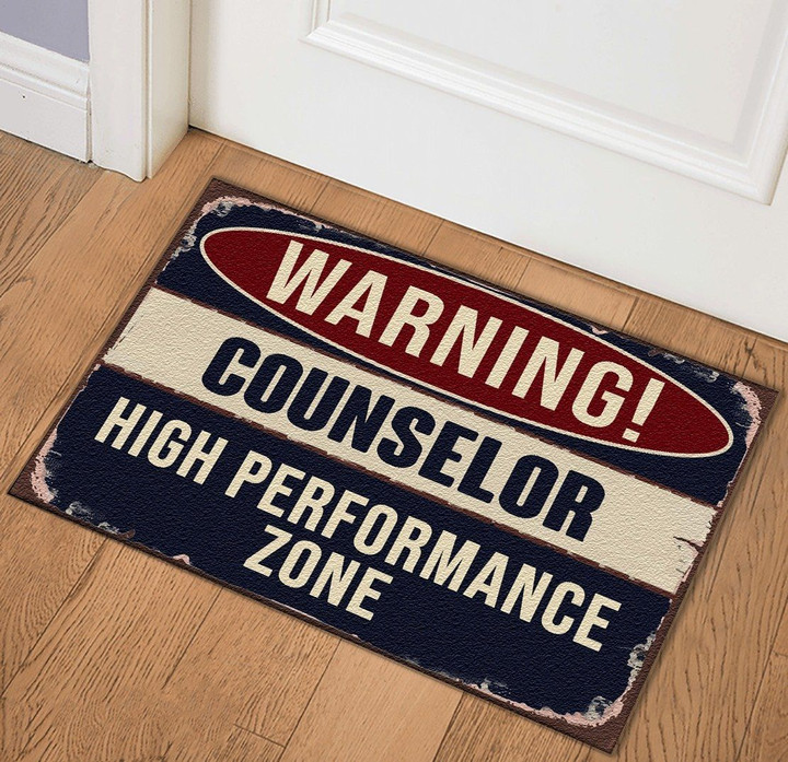 Wonderful Doormat Home Decor Counselor Warning High Performance Zone