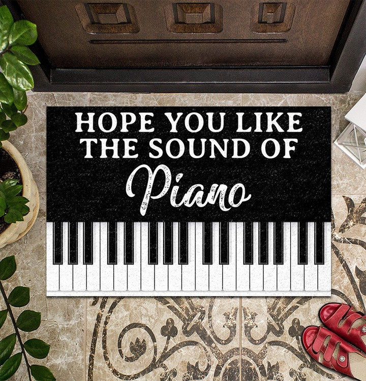 Doormat Home Decor Hope You Like The Sound Of Piano