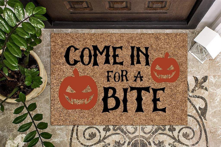 Come In For A Bite Halloween Design Doormat Home Decor