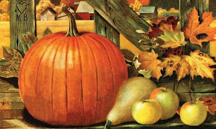 Fall Feast Pumpkin And Maple Leaf Design Doormat Home Decor