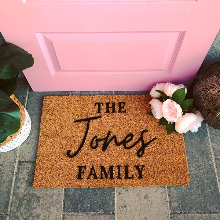 Cool The Family Custom Name Doormat Home Decor