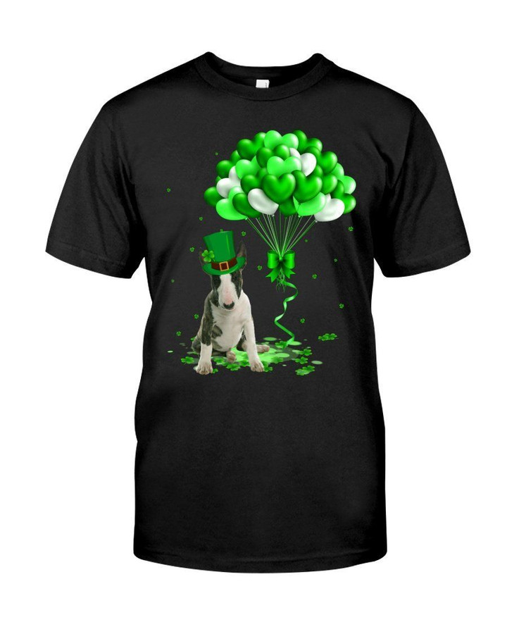 Bull Terrier Patrick Balloons St. Patrick's Day Color Changing Mug Guys Tee