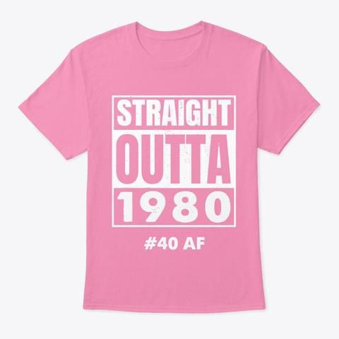 Straight Outta 1980 40 Af Special Guys Tee