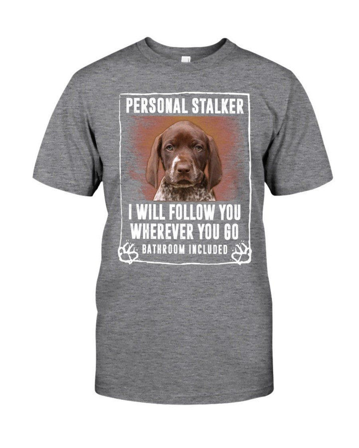 German Shorthaired Pointer Will Follow You St. Patrick's Day Guys Tee