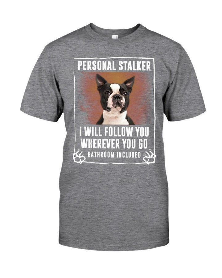 Boston Terrier Personal Stalker St. Patrick's Day Guys Tee