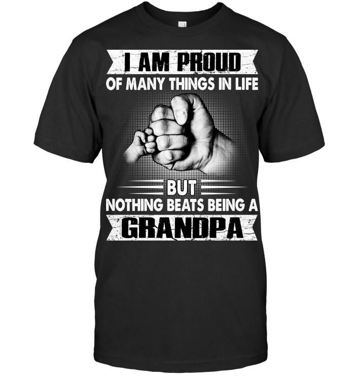 Meaningful Gift For Family Nothing Beats Being A Grandpa Guys Tee