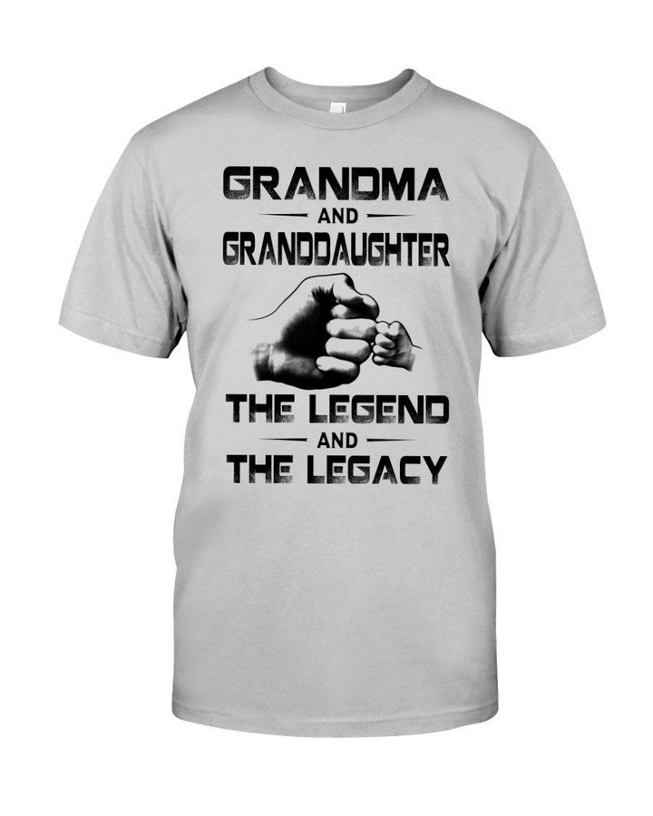 Bump Fit Grandma And Granddaughter The Legend And The Legacy Guys Tee