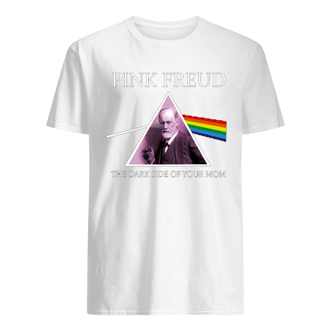 Pink Freud The Dark Side Of Your Mom Rainbow Triangle Guys Tee