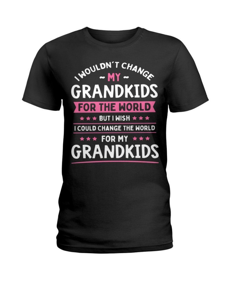 I Could Change The World For My Grandkids Ladies Tee