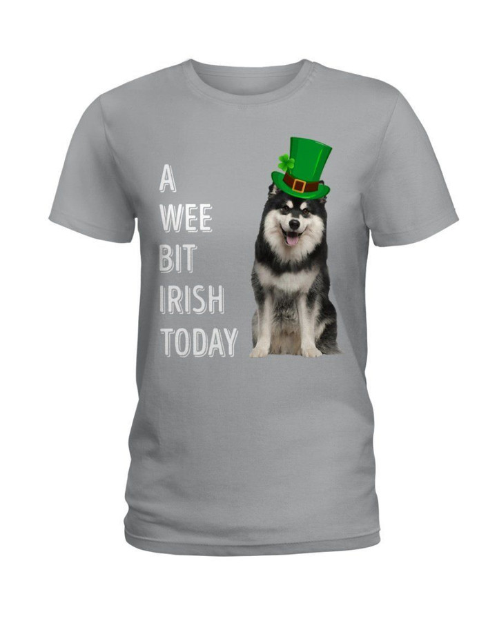 Finnish Lapphund Irish Today Green St. Patrick's Day Ladies Tee